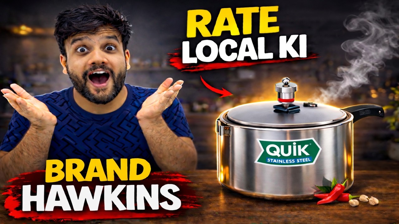 Rate Local Ki… Brand Hawkins! 🔥 | Hawkins QUIK Stainless Steel Pressure Cooker Review