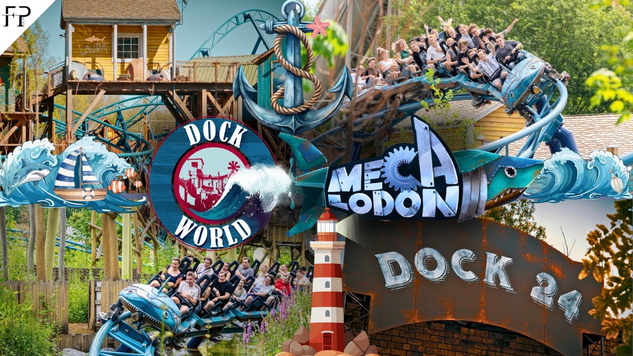 Welcome to Dock World🦈🌊 | A 4K Walibi Belgium Cinematic