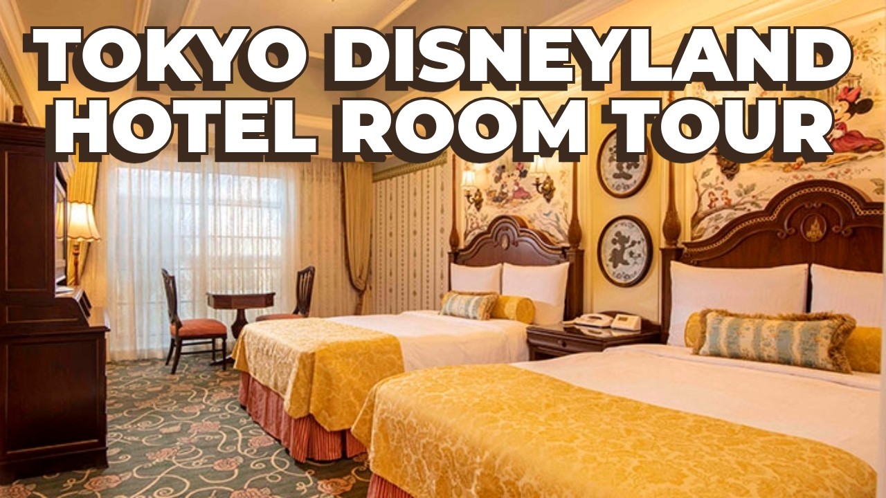 Внутри отеля Tokyo Disneyland — тур по улучшенному номеру Alcove (вид на парк)!