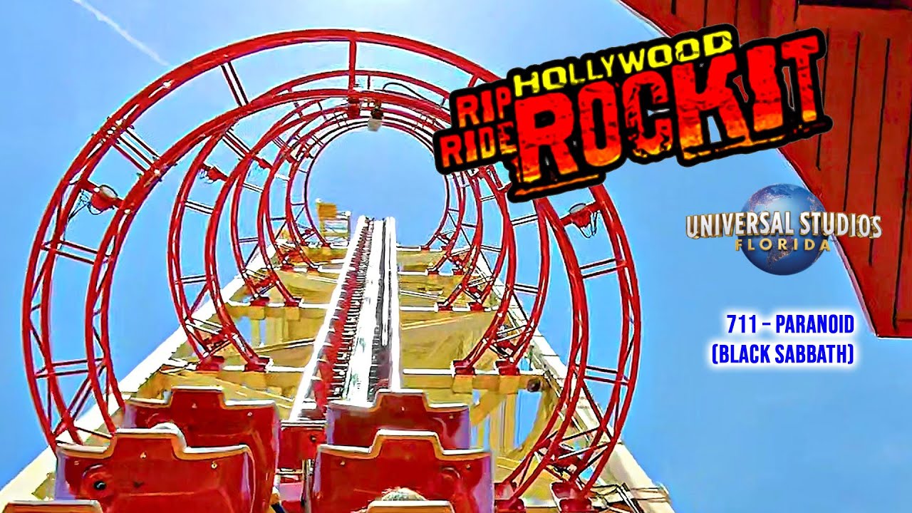 2025 Hollywood Rip Ride Rockit POV Universal Studios Florida Secret Song 711