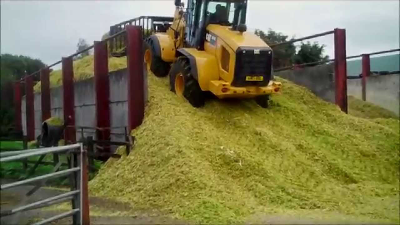 Cat&reg; 924K Ag Handler Small Wheel Loader at Work in UK