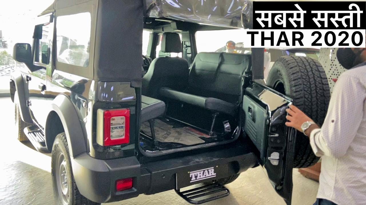 India&rsquo;s Cheapest Off-road SUV 4X4 - Mahindra Thar 2020 Base Model AX
