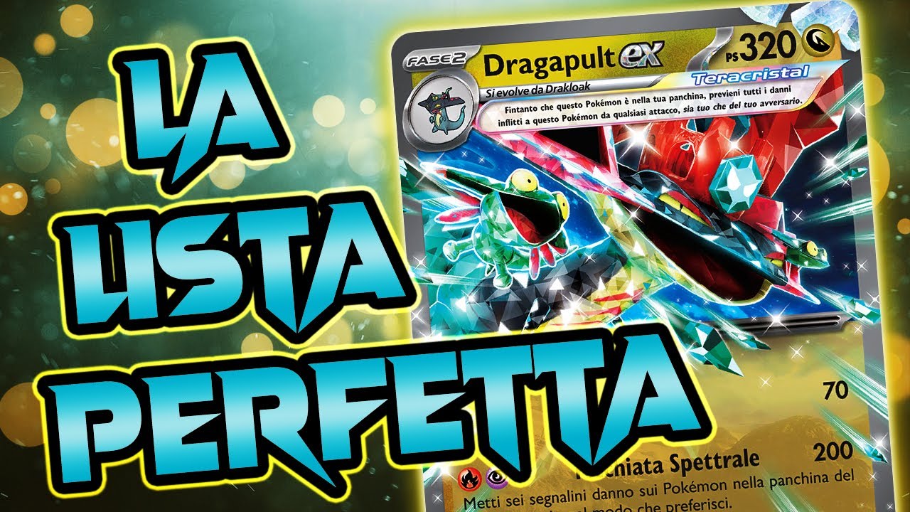 DRAGAPULT EX, la LISTA MIGLIORE del mazzo PIÙ ATTESO di Crepuscolo Mascherato! | Pokemon TCG Deck