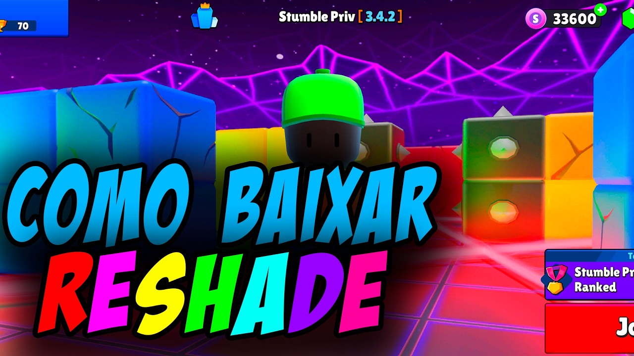 🔥Tutorial de como baixar o ReShade no Stumble!🔥