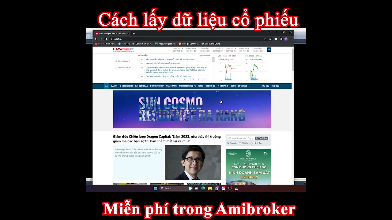 Hướng dẫn c&agrave;i đặt phần mềm amibroker | Lấy dữ liệu miễn ph&iacute;  | c&agrave;i đặt đơn giản dễ d&ugrave;ng phần 2