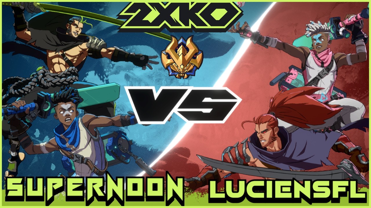 2XKO ▰ Supernoon (Yasuo/Ekko) vs LucienSFL (Ekko/Yasuo) - High Level 2XKO