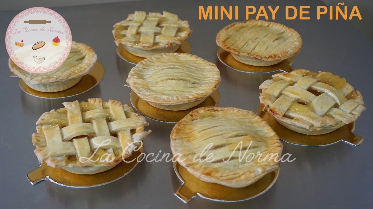 Mini pay de piña ¡¡Delicioso y excelente para venta!!