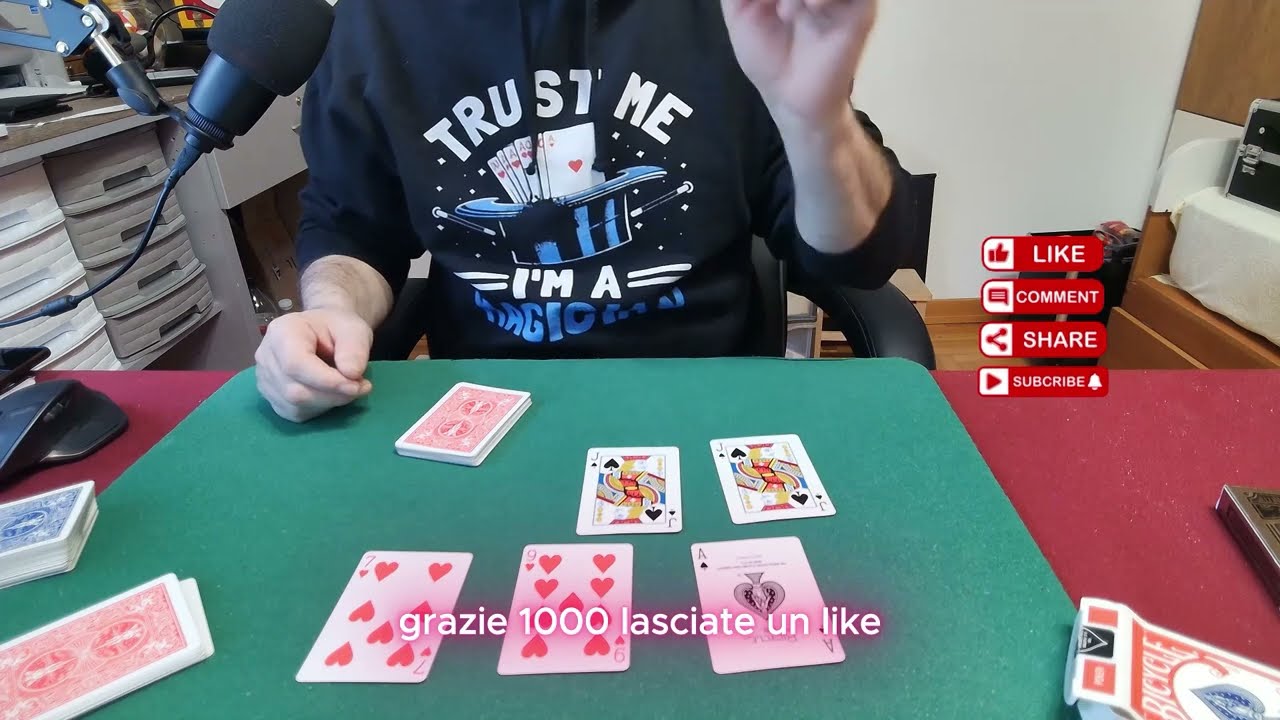 GIOCO DELLE 13 CARTE #performance + #tutorial  #magic