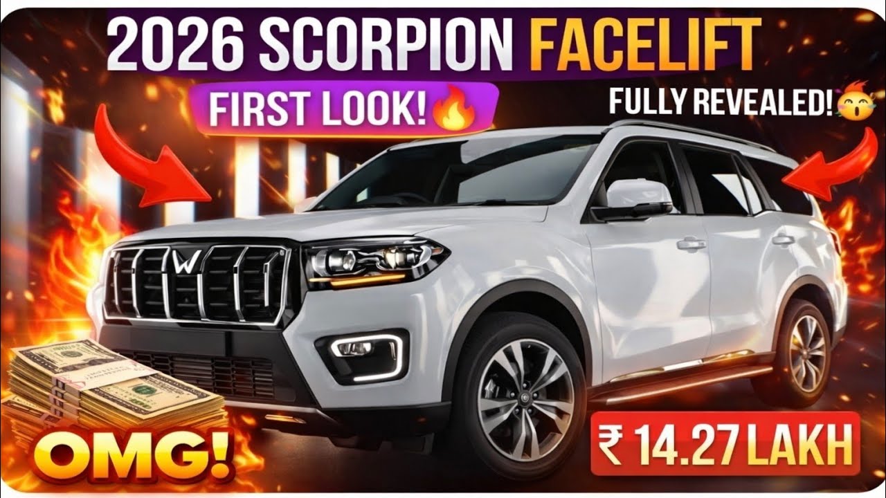 2026 Scorpion Facelift 😱 First Look | ₹14.27 Lakh Mein FULLY REVEAL!