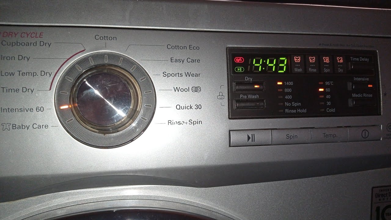 LG F1496AD5 - intensive 60 wash+dry