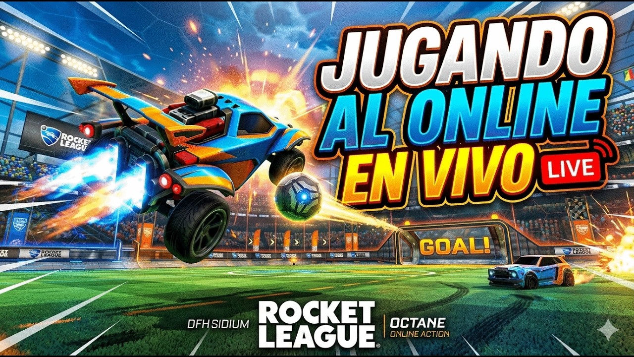 ROCKET LEAGUE EN VIVO ONLINE PS4 #4 - ¿Quien se quiere unir?