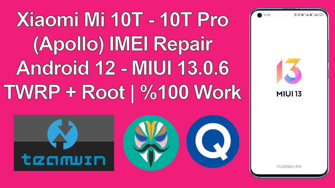 Xiaomi Mi 10T - 10T Pro (Apollo) | (Android 11-12-13) | IMEI Tamiri %100 Çalışan Yöntem (2025)