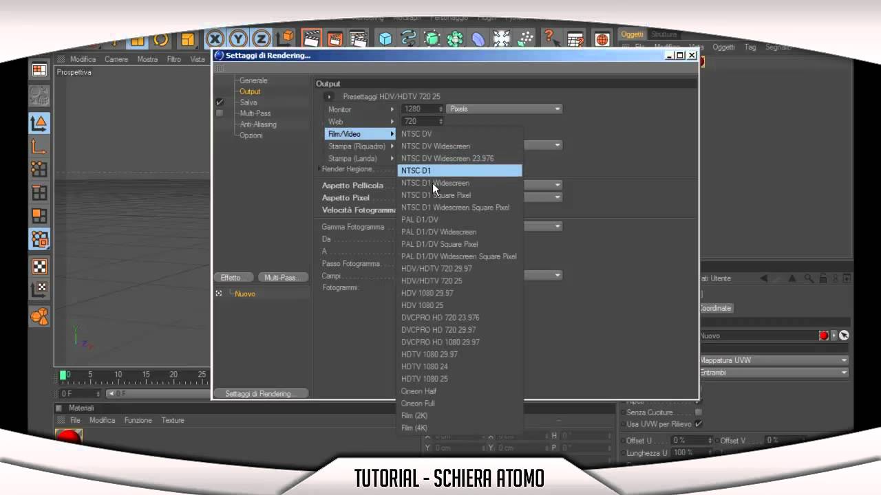 Tutorial C4D #1 - Schiera Atomo - by SouL