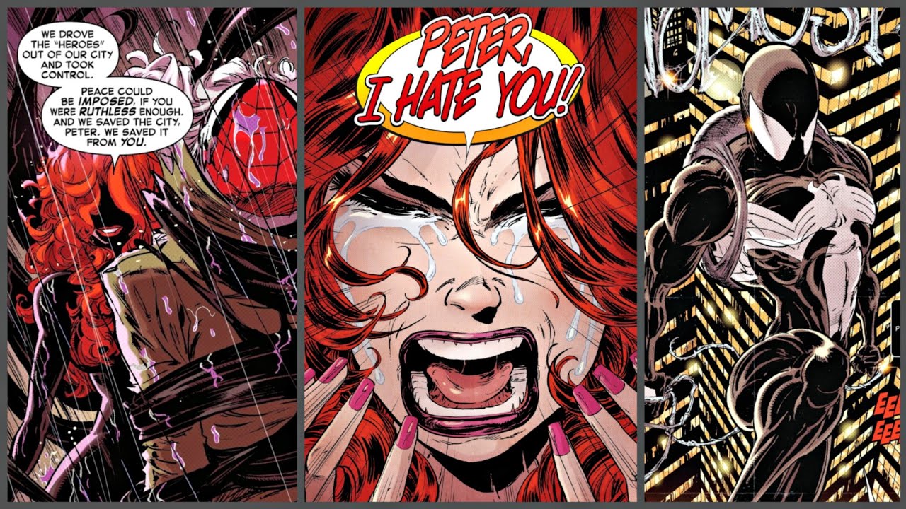 MJ (Venom) Almost Kills Old Spiderman For Killing Her Husband Peter Parker