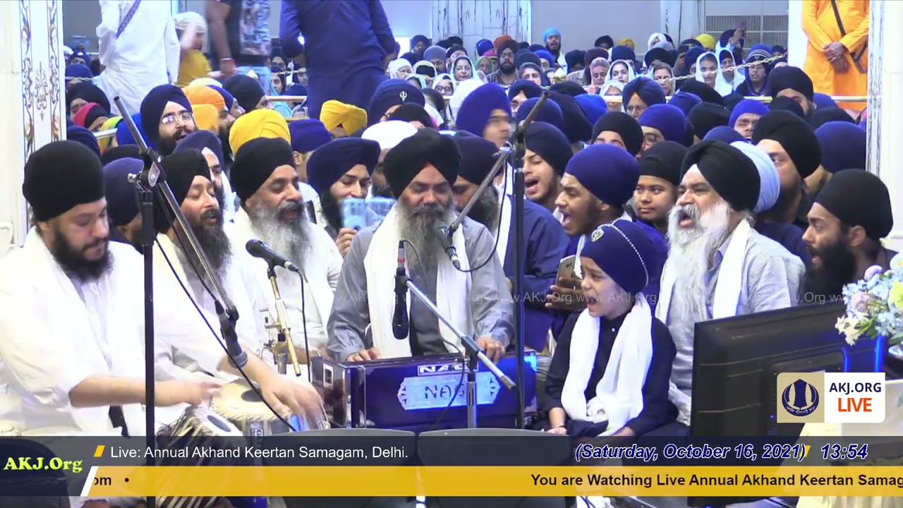 Ek Chij Mujhe de (DELHI AKJ SAMAGAM 2021 I Bhai Manpreet Singh Ji Kanpuri I Amazing Kirtan