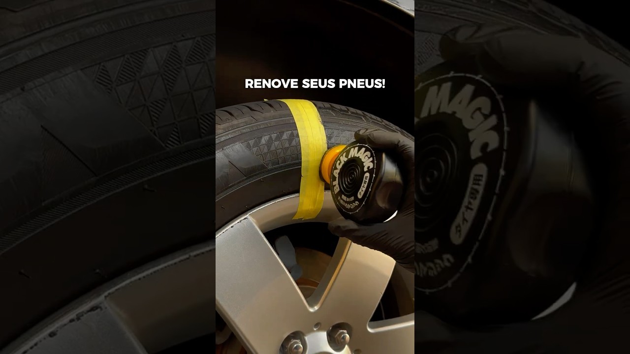 Quer ter pneus com apar&ecirc;ncia de novos e protegidos por mais tempo?