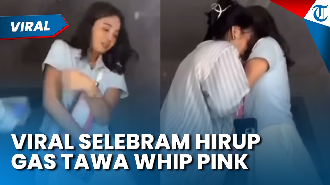 VIRAL SELEBGRAM ASYIK HIRUP WHIP PINK! Terang-terangan Pamer Nikmati Gas Tawa Nitrous Oxide
