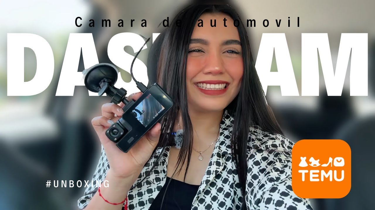 [PASO A PASO] Cómo CONFIGURAR tu DASHCAM cámara para auto 📸 | TEMU | #unboxing #tutorialvideo