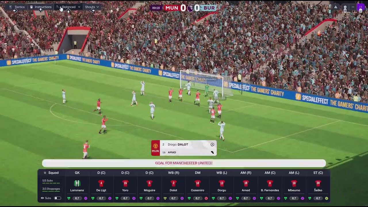 Diogo Dalot Belter #manchesterunited #footballmanager26 #football #ps5 