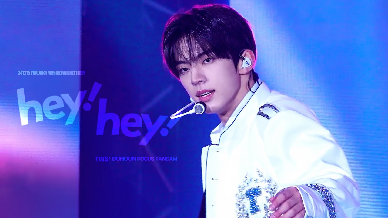 [4K] 241215 HEY! HEY! - 투어스 도훈 직캠 | MUSIC BANK GLOBAL FESTIVAL TWS DOHOON FOCUS