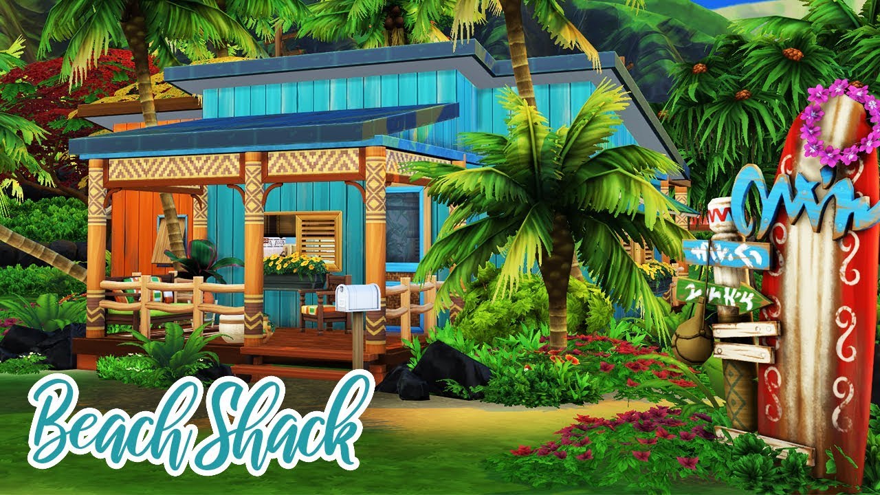 Beach Shack!🌴|| The Sims 4 Island Living: Speed Build