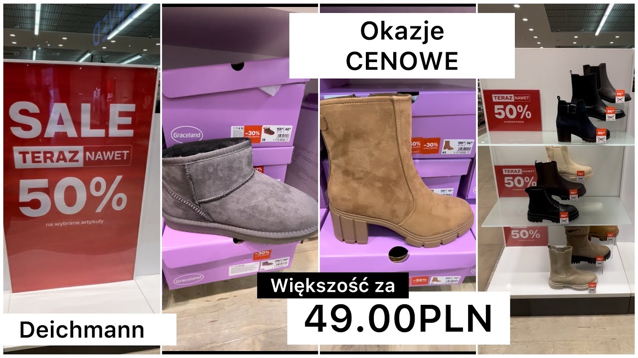-50% BUTY DEICHMANN-30% na WYBRANE📍Buty Obuwie Damskie PRZEGLĄD