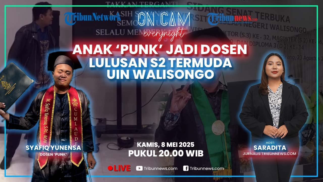 🔴Syafiq Yunensa, Anak ‘Punk’ Lulusan S2 Termuda UIN Walisongo, Kini Jadi Dosen Muda