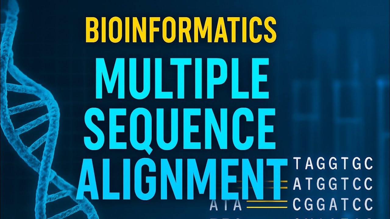 Multiple sequence alignment and Softwares in Hindi |Bioinformatics| DBT|Biotechnology| Microbiology