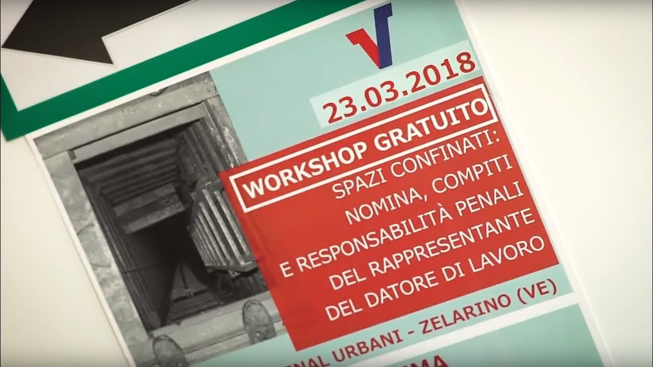 Workshop Sicurezza Lavori in Spazi Confinati - 23.03.2018
