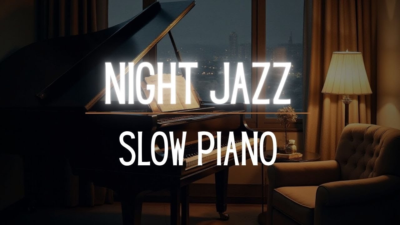 Piano Jazz - Intymna Balladowa Atmosfera Klubu Jazzowego , Relaksujące Tempo, Na Wieczorne Myśli