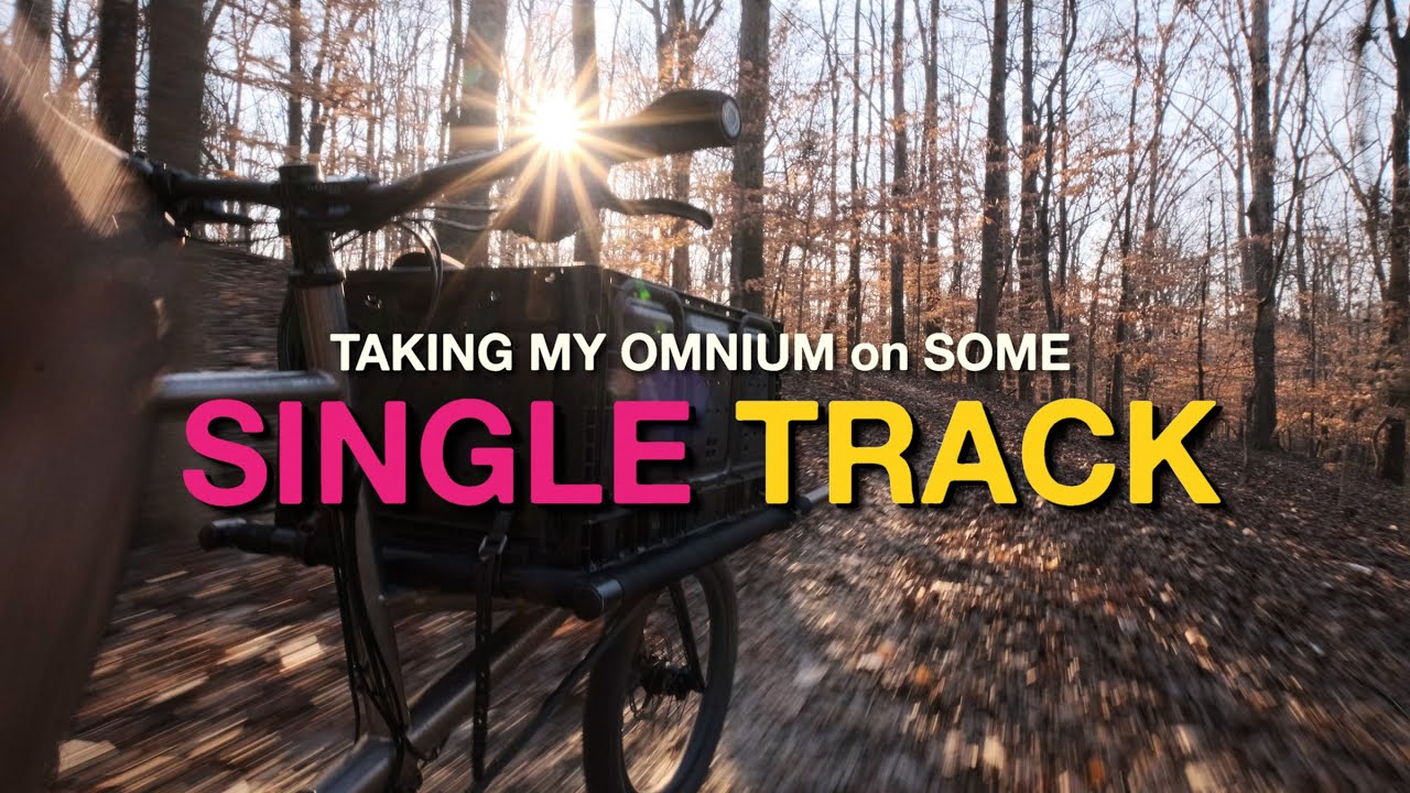 Taking my Omnium Cargo Bike on Single Track