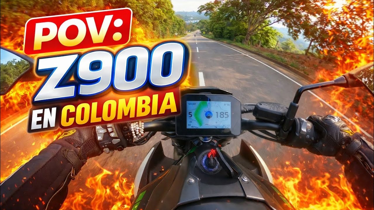 Así se siente manejar una Z900 por las carreteras de Colombia 🇨🇴