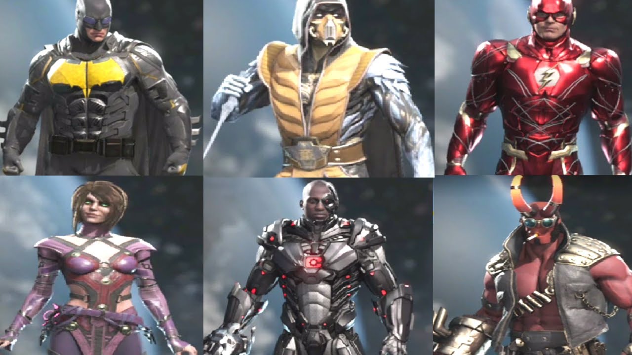 Injustice 2 - All Character Epic Gear Sets  ❮ All DLC Characters Included ❯