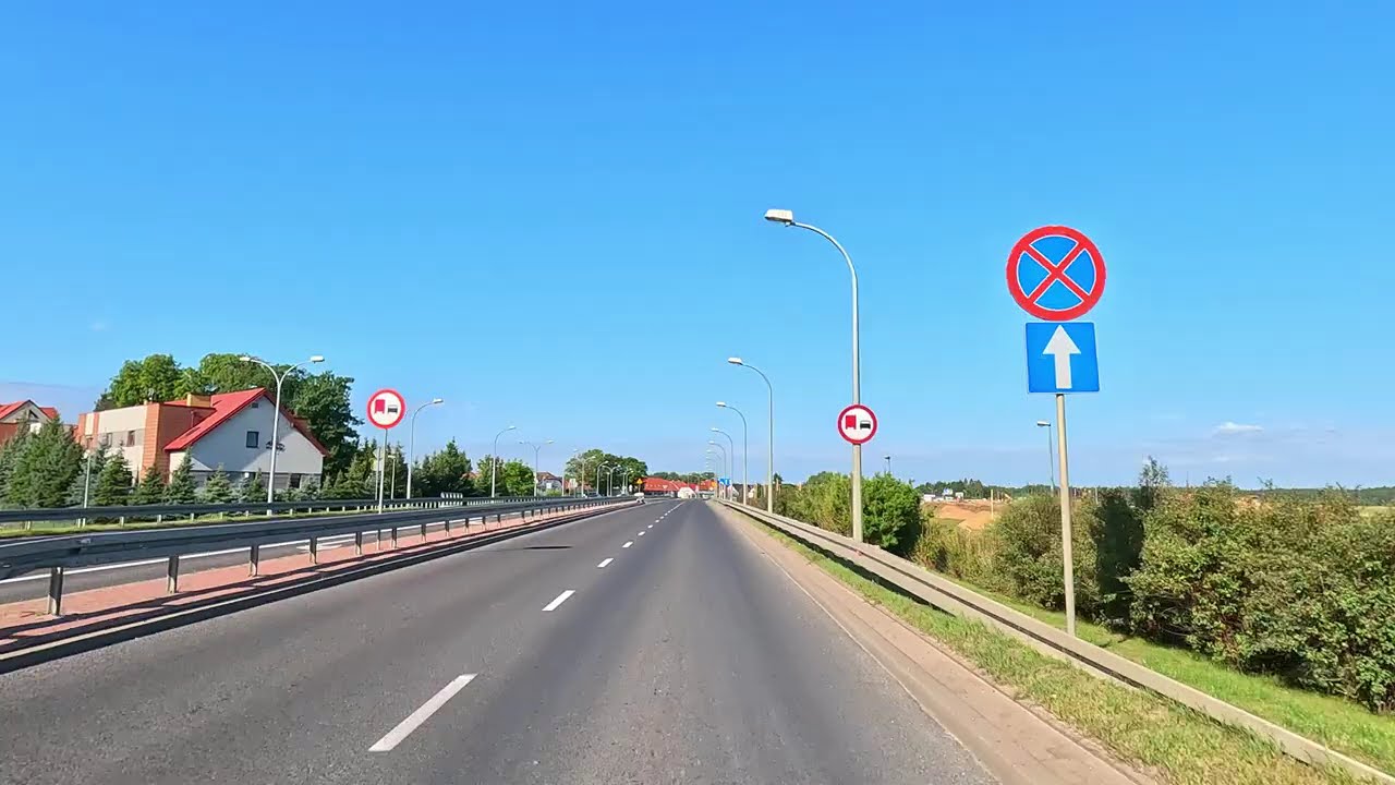 Olsztyn - Gdańsk : trasa samochodem. 4K gopro 11.