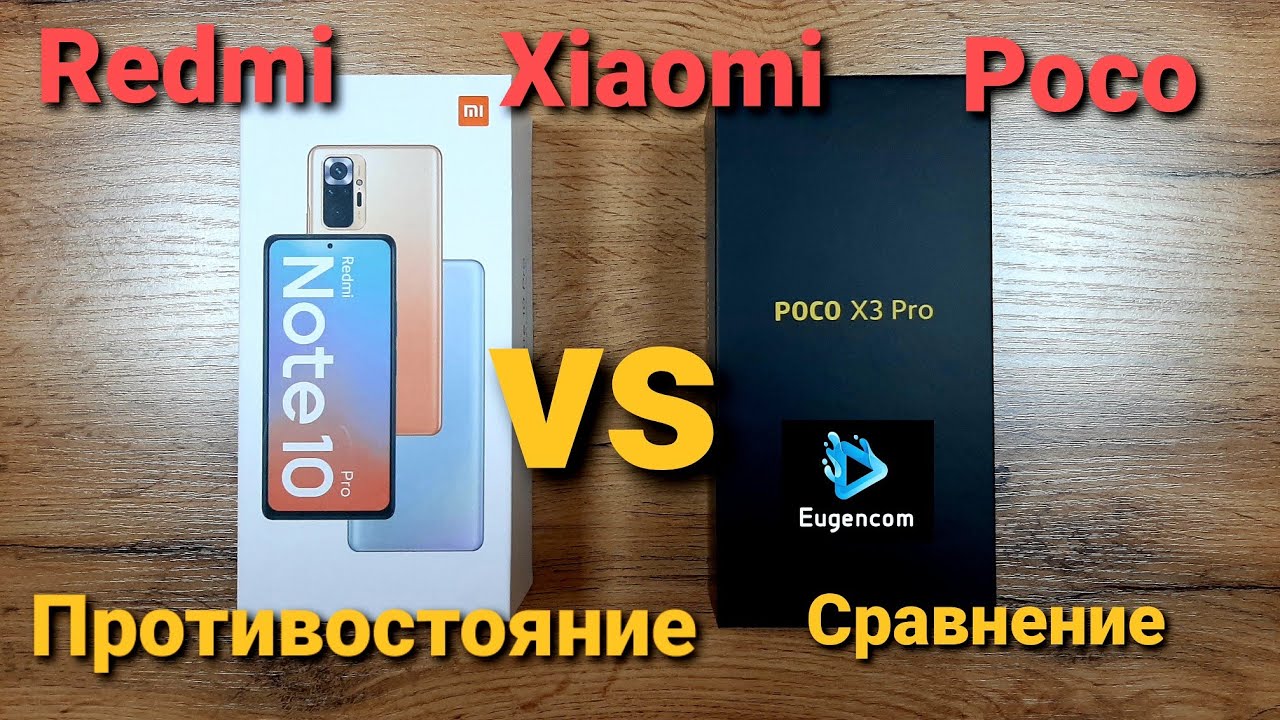 Redmi Note 10Pro vs Poco X3Pro// полное сравнение.
