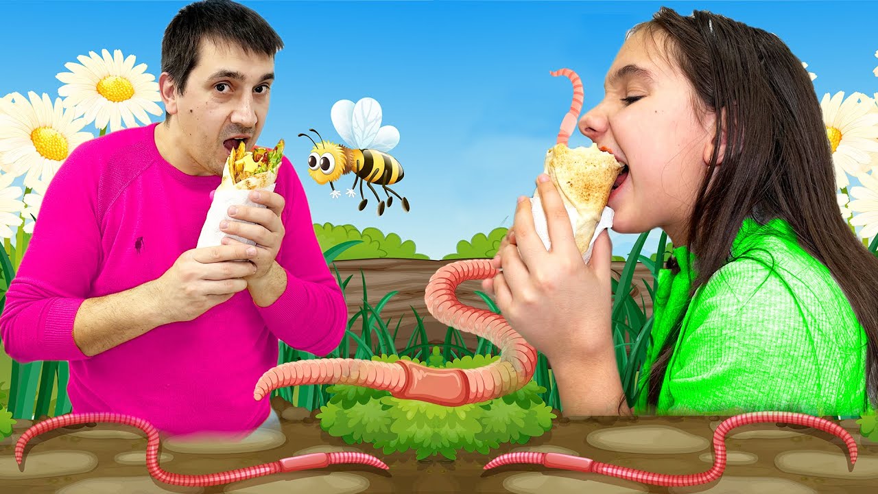 🏡 Invadați de RÂME 🪱 Mâncăm SHAORMA 🌯