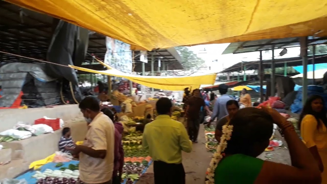 KR Puram market ( inside view  ) in bengaluru India