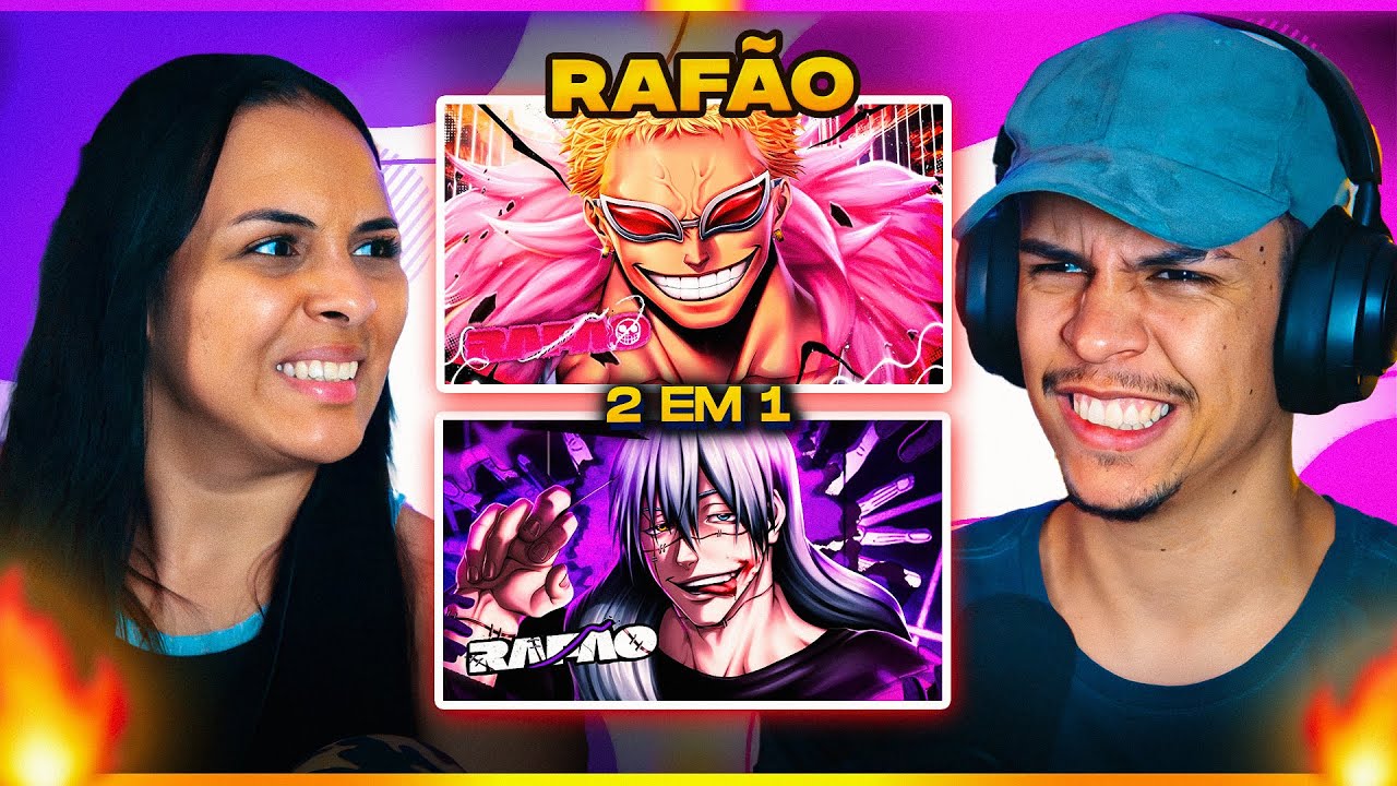 2 EM 1 RAFÃO: Mahito (Jujutsu Kaisen) + Doflamingo (One Piece) | [Casal Jounin React] 🔥