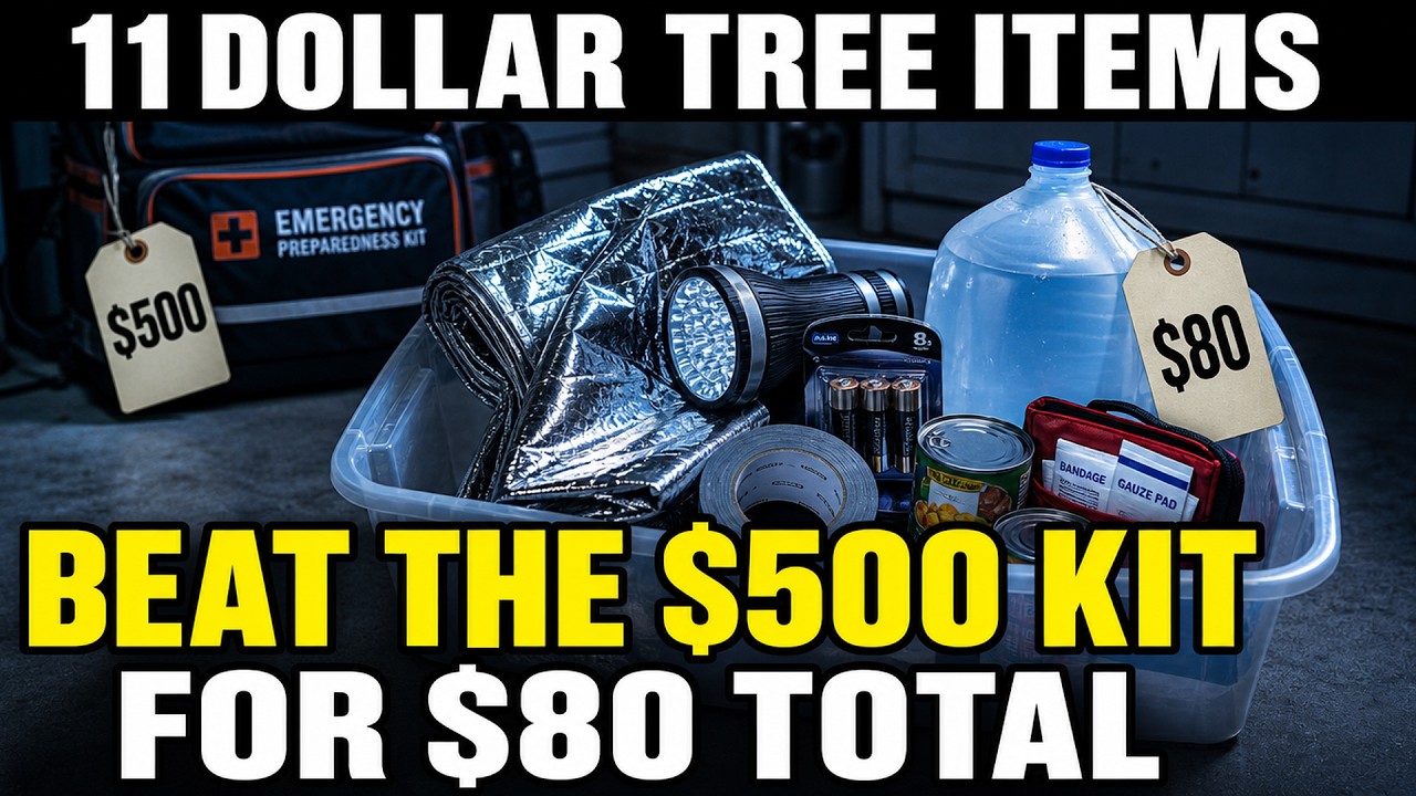 11 Dollar Tree Items That Replace a $500 Emergency Kit