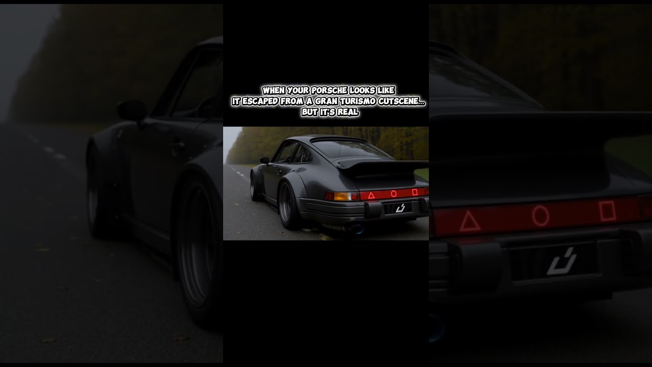 This Porsche 964 Has PlayStation Buttons?! 😱 | The Ultimate Retro Gaming C #car #luxurycar #ytshorts