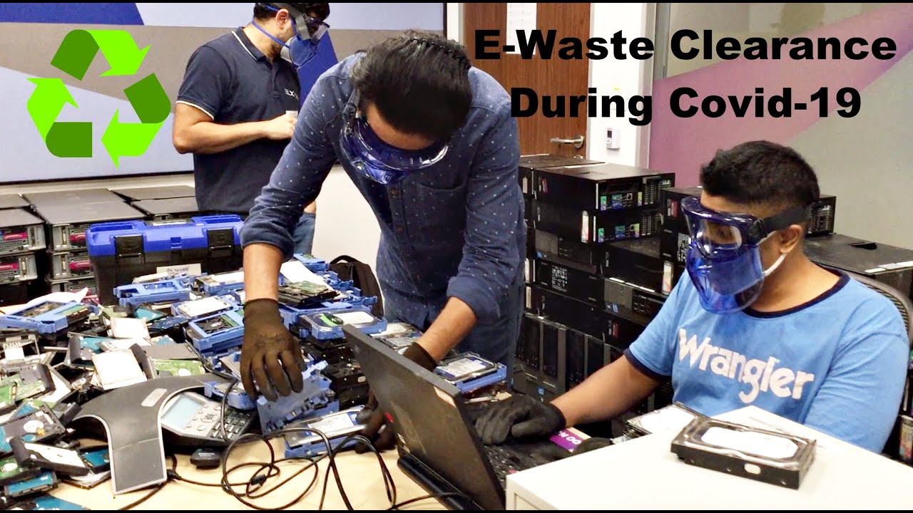 E-Waste Recycling In India | Data Degaussing [ During Covid-19 100% Safety Measures ]