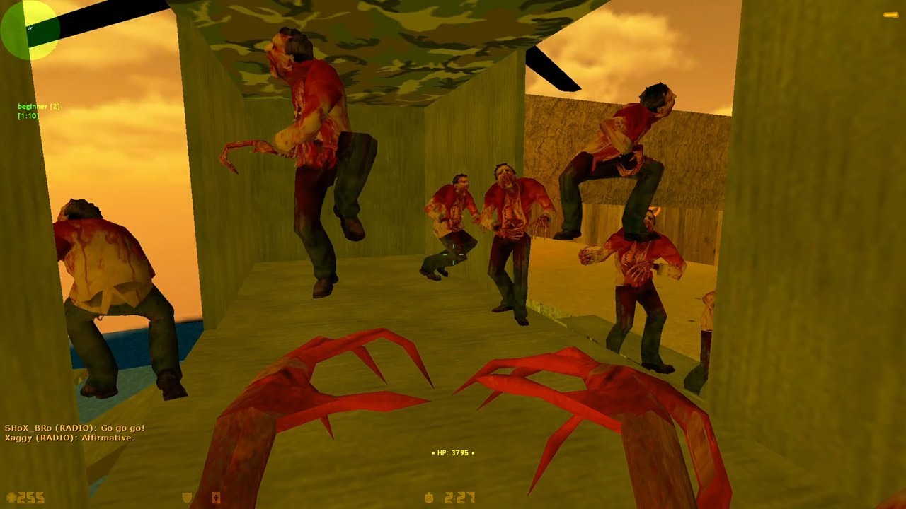 Counter Strike 1.6 ZMRush Zombie Biohazard