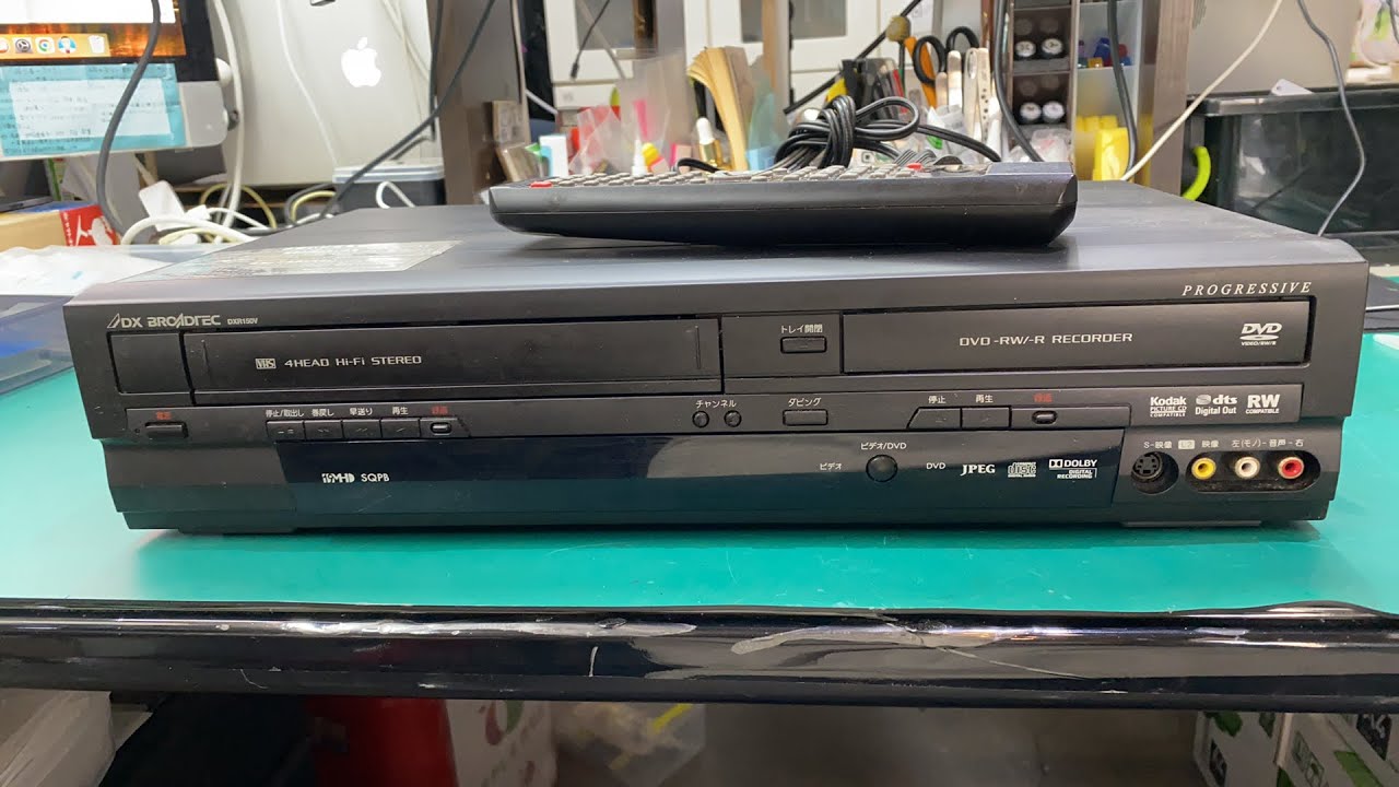 DXR150VビデオデッキVHSテープ取り出し修理