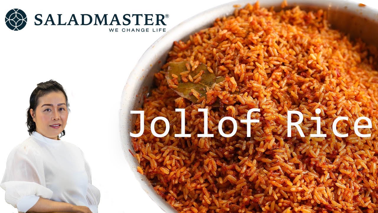 JOLLOF Rice using Electric Skillet of Saladmaster!