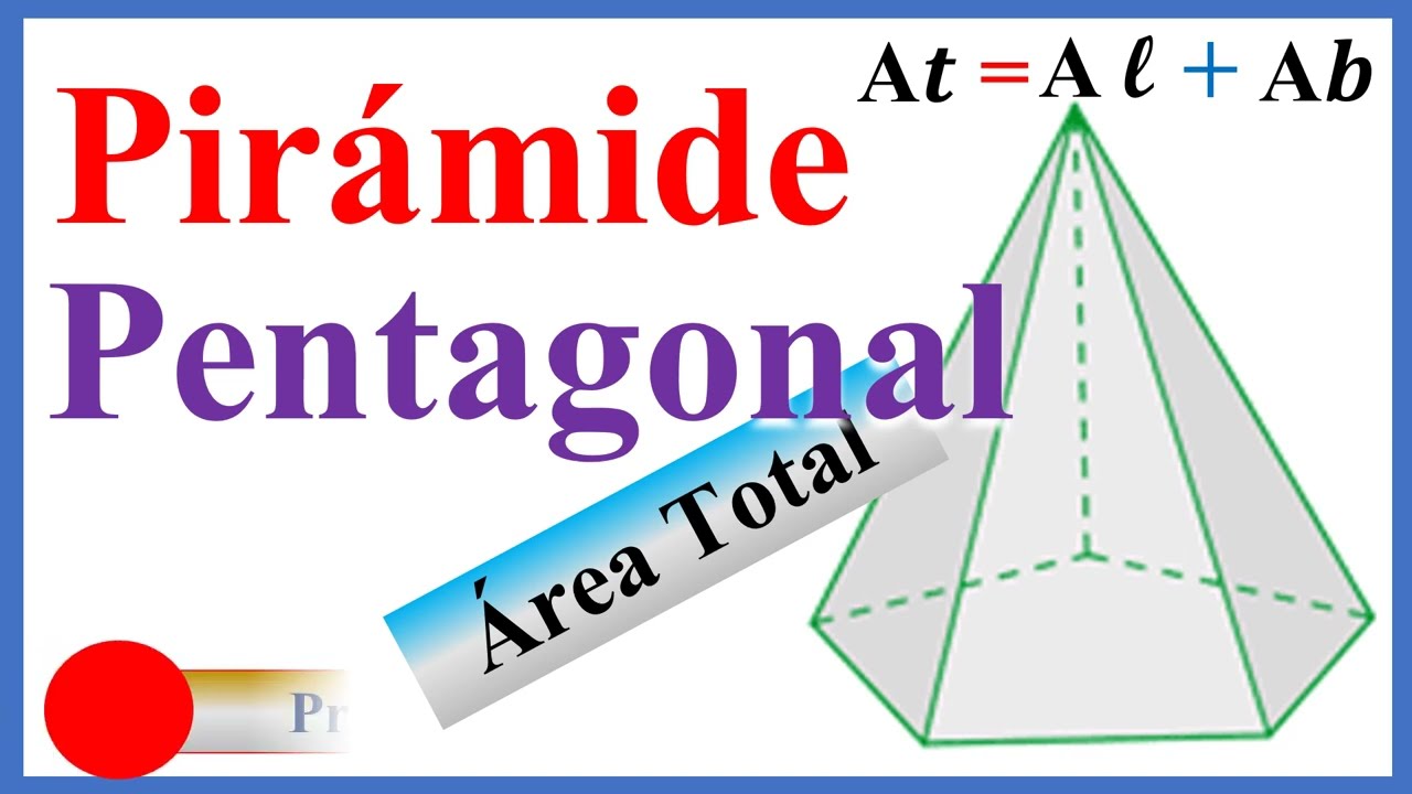 Área de una Pirámide de Base Pentagonal. Ejercicio Resuelto.