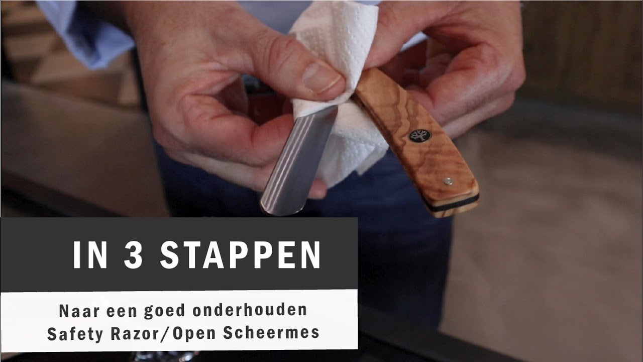 In 3️⃣ stappen naar een goed onderhouden safety razor of open scheermes! 👏🆕