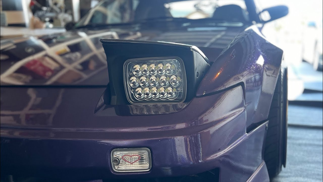 New headlights for the 240sx (RB S13)
