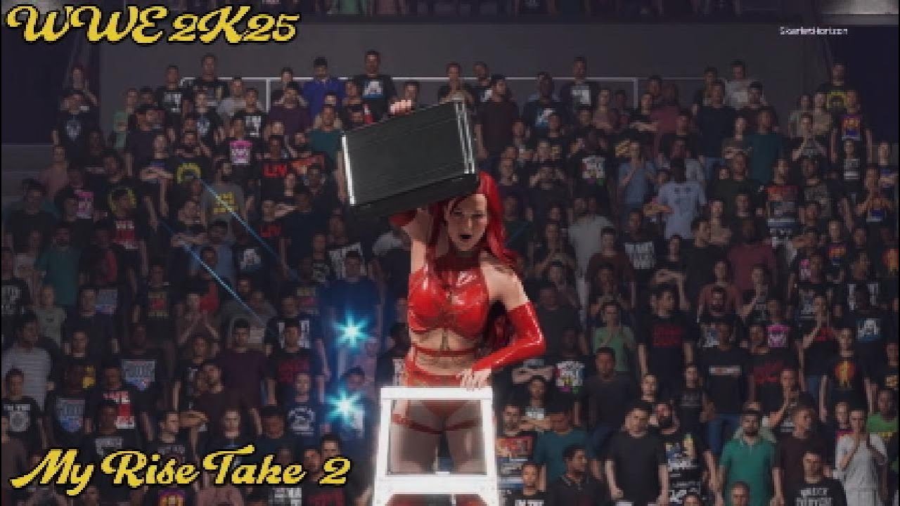 WWE 2K25 My Rise First Pass, Take Two - Live Events Matches And The Rewards 