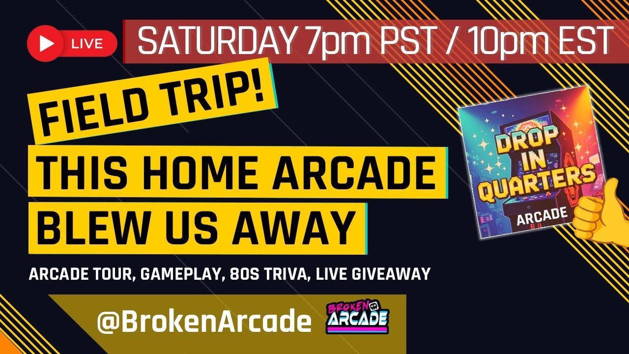 Inside One of the Coolest Home Arcades | Broken Arcade Field Trip