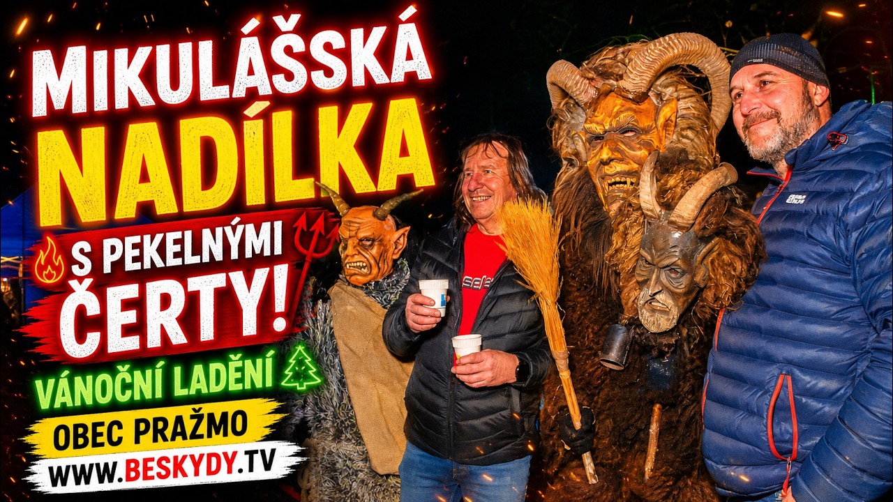 Vánoční ladění s Mikulášskou nadílkou │ čerti a andělé │ Pražmo │ #Beskydy.TV │ @BeskydskaTelevize